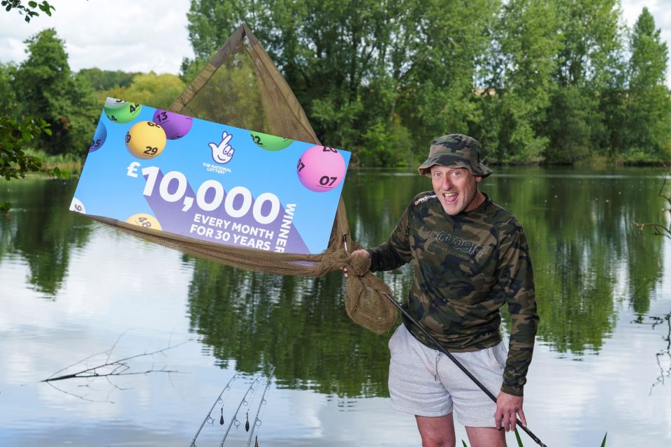 John Stembridge, 51, scooped a whopping prize on the National Lottery