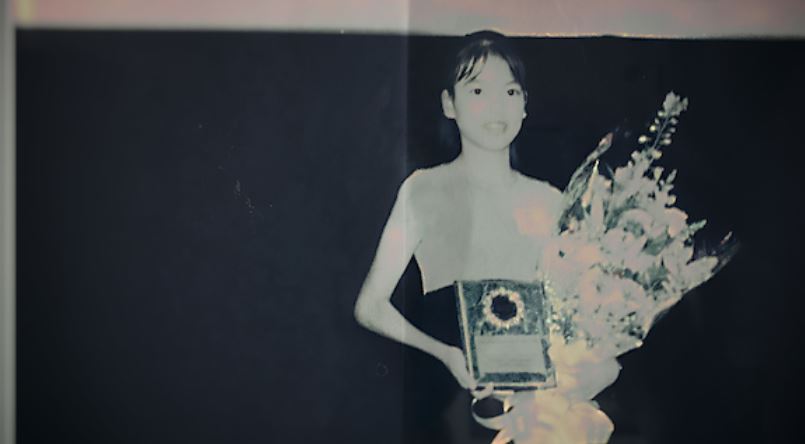 Jennifer Pan seen in her younger years collecting accolades