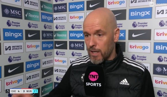 Erik ten Hag claimed Manchester United deserved to beat Chelsea following 4-3 defeat