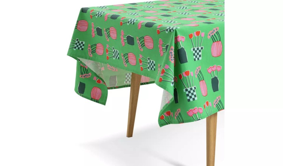 Habitat is selling this wipe-clean tablecloth at a discount