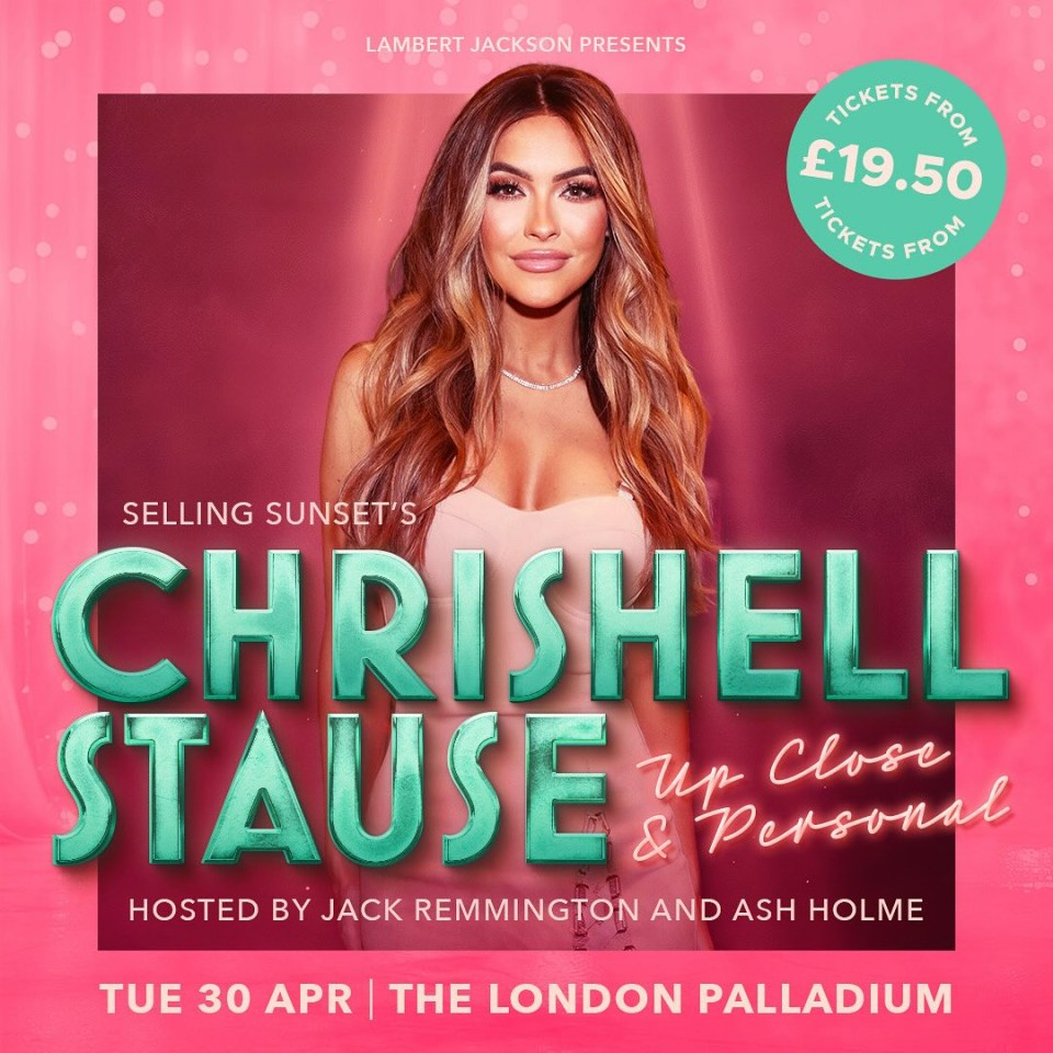 Chrishell Strause has cut her show ticket prices