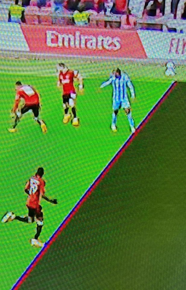 Coventry's Haji Wright was ruled offside following this VAR review