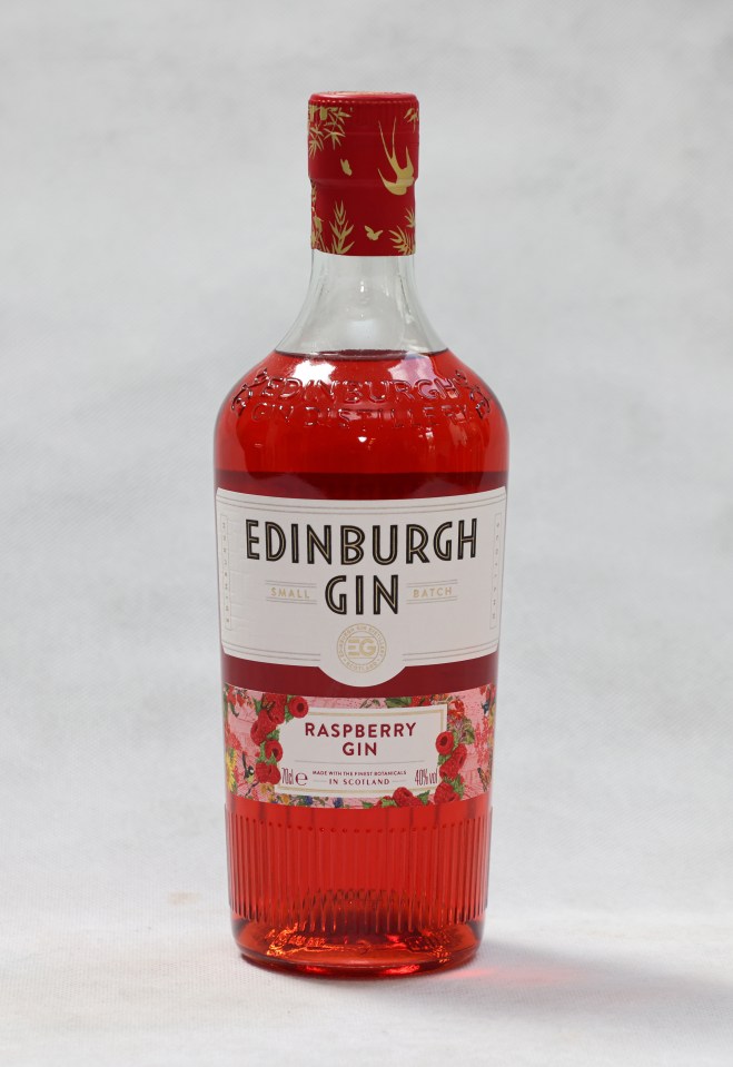 The Edinburgh gin is made with fresh raspberries