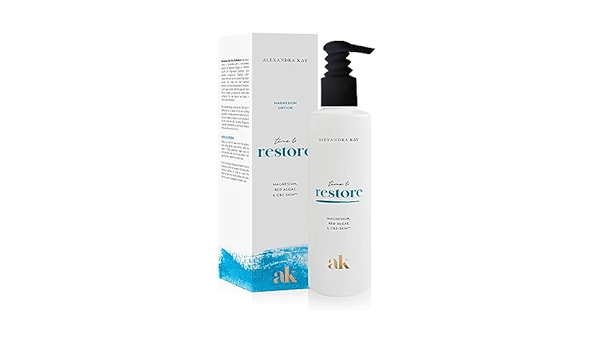 Alexandra Kay Time to Restore magnesium lotion helps muscles to relax and recover