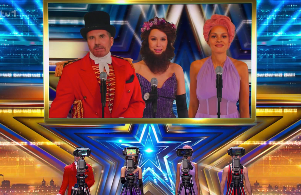 The judges were a surprise feature of the opening audition