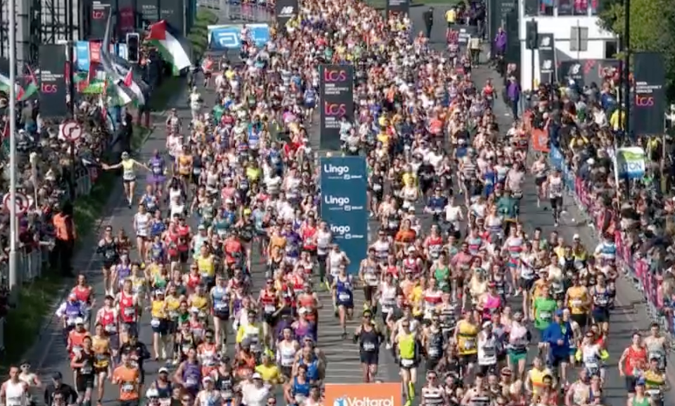 The London Marathon took place in the capital city yesterday