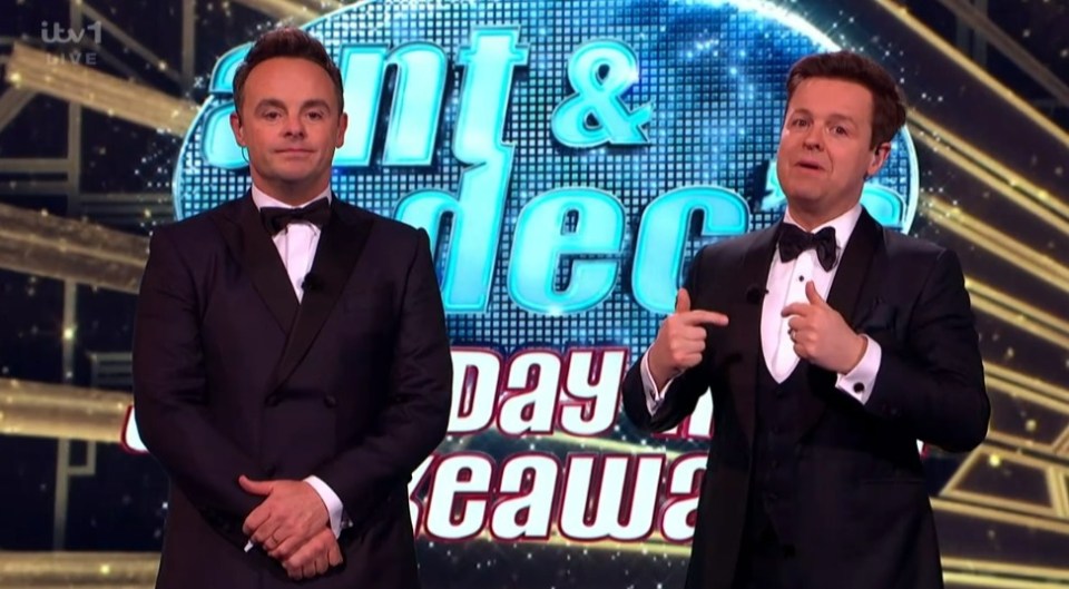 Ant and Dec struggled to hold back their tears as they brought Saturday Night Takeaway to an end after 20 years