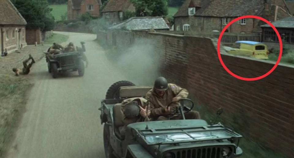 Hawk-eyed viewers of The Eagle Has Landed spotted Del Boy's van in the WW2 flick