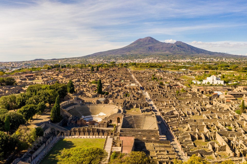 Mount Vesuvius is famous for having destroyed Pompeii in 79AD