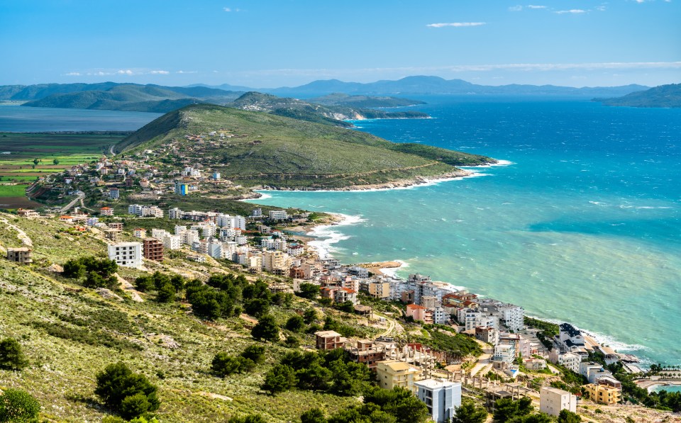 It takes around hours to reach Saranda and flights cost just £26 each way