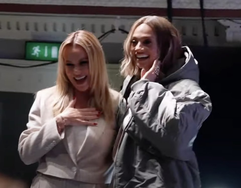 BGT judges Amanda Holden and Alesha Dixon surprised him on stage