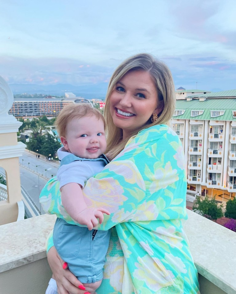 Amy Hart has opened up on her highs and lows of talking about her life with baby Stanley online