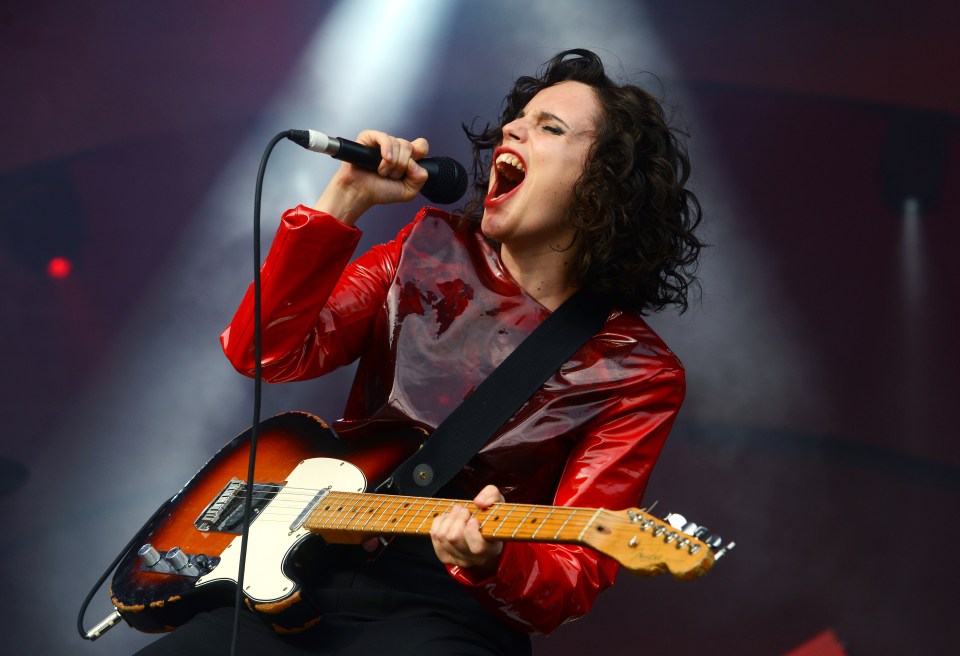 LONDON, ENGLAND – MAY 25: Anna Calvi performs during the All Points East Festival at Victoria Park on May 25, 2019 in London, England. (Photo by Matthew Baker/Getty Images)