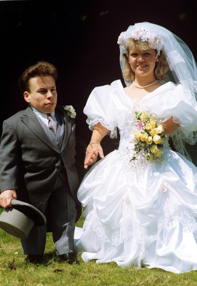 Warwick and Samantha Burroughs tied the knot at Yaxley Church, Cambridgeshire, in 1991