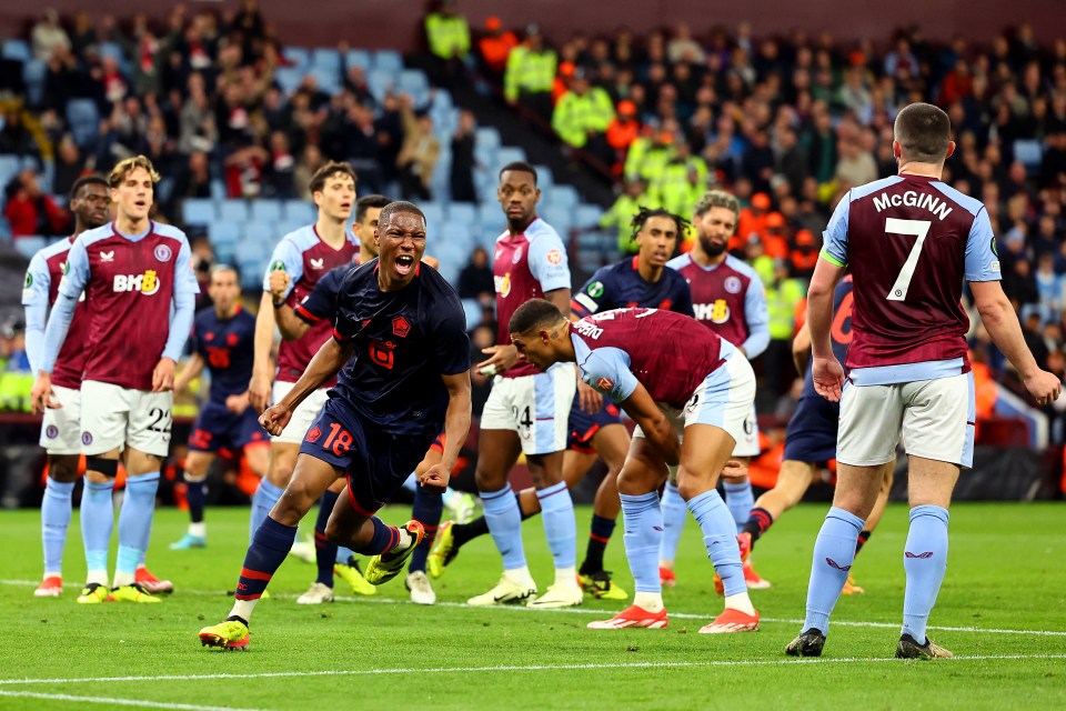 Lille pulled a goal back late on through Bafode Diakite