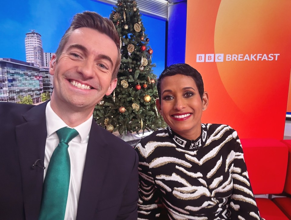 Ben Thompson, seen here with co-host Naga Munchetty