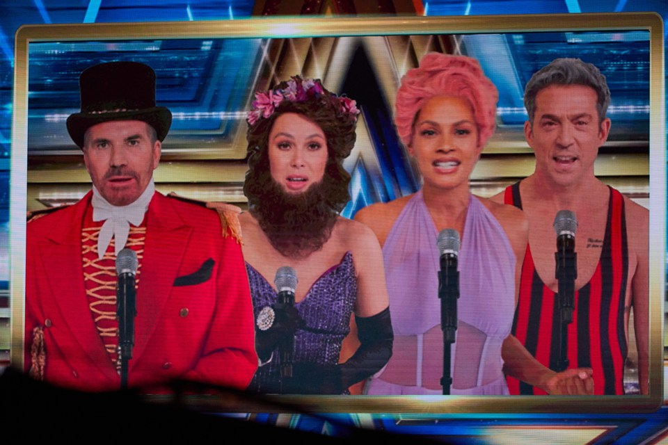 Simon, Amanda, Alesha and Bruno are turned into the characters of 2017 film The Greatest Showman