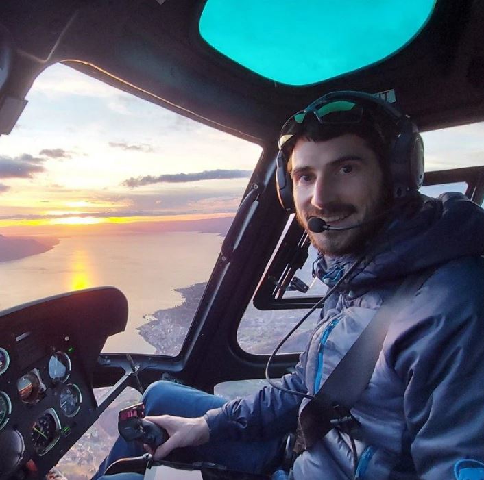 Pilot Jerome Lovey also died in the crash when his helicopter was engulfed by an avalanche