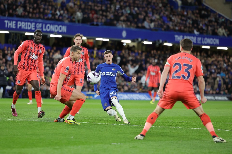 Palmer bagged his first, a left footer, after just 13 minutes