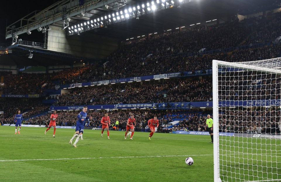 He slotted home to make it 23 goals for the season before Alfie Gilchrist netted Chelsea’s sixth