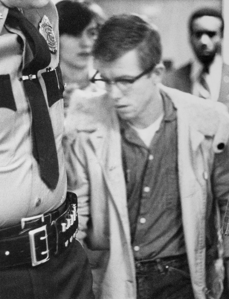 Serial killer Hansen after being apprehended in Anchorage, Alaska