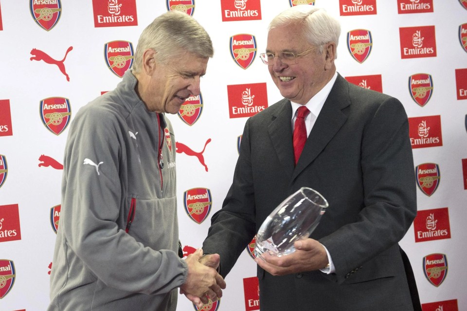 Former Arsenal chairman Sir Chips Keswick has died