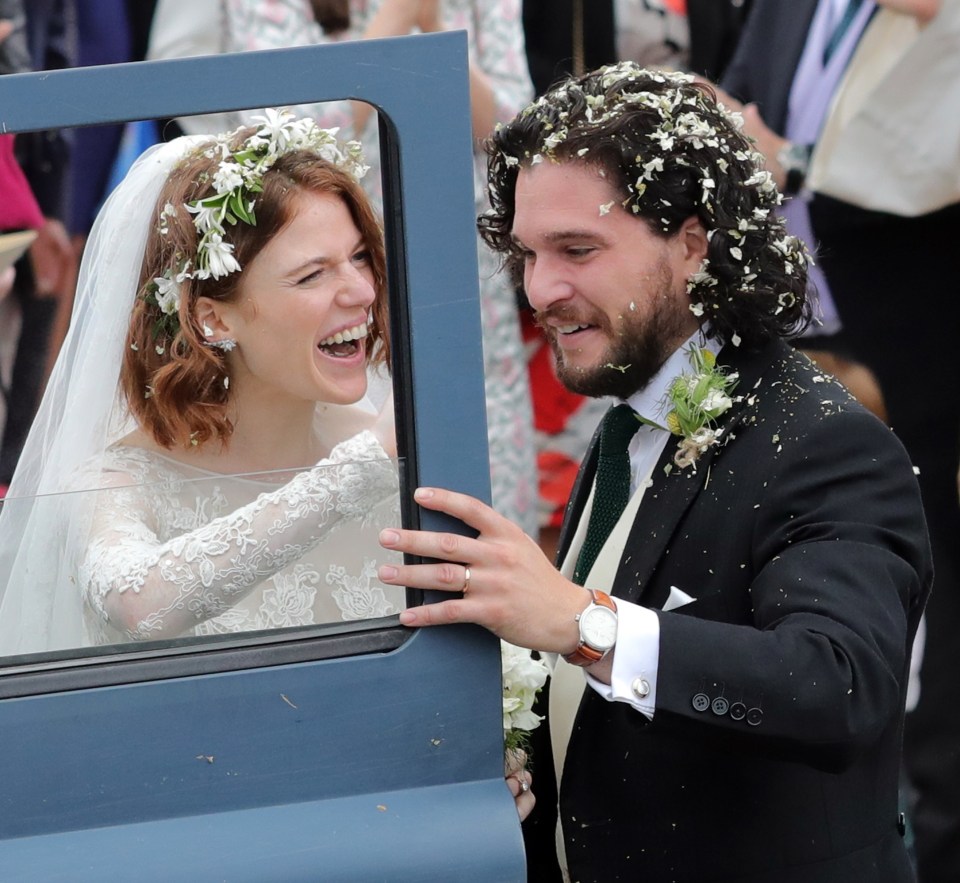 Game of Thrones stars Kit and Rose got married in 2018