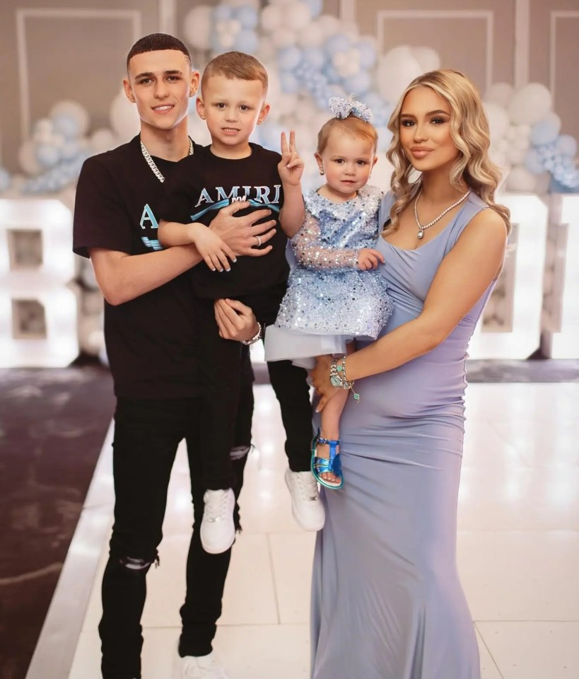 Phil Foden and his girlfriend are expecting their third child