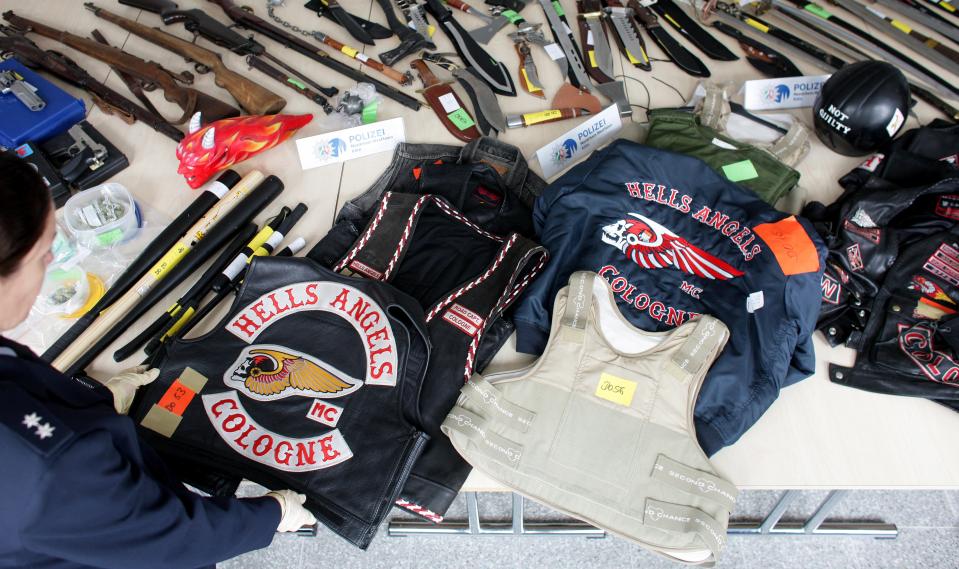 Two Cologne biker gangs were banned after raids in 2012