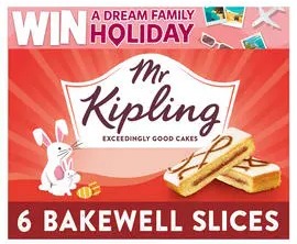 Save £1 on Mr Kipling Bakewell Slices at Iceland