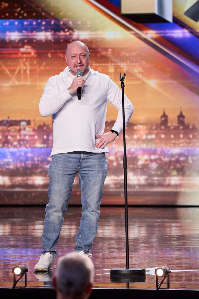 The stand-up didn't impress the judges, who quickly changed their mind and put him through