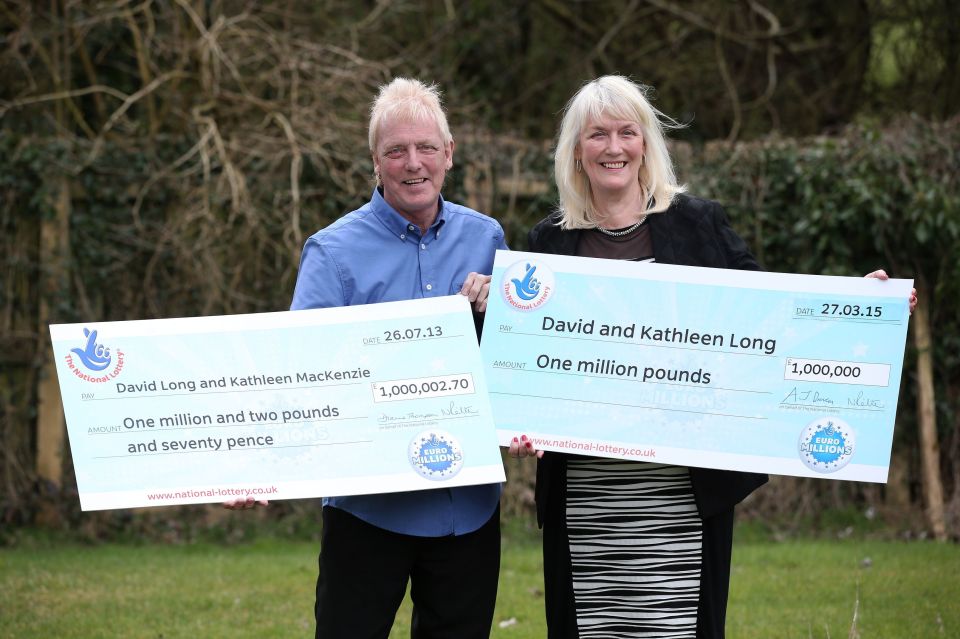 David and Kathleen almost dismissed their £1million win