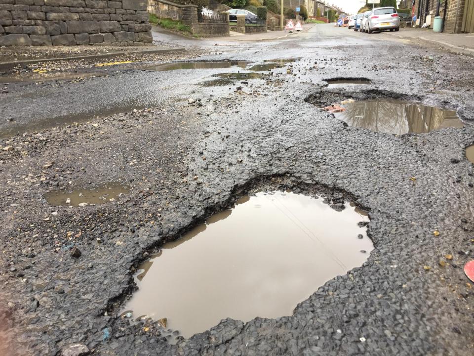 The RAC said it had 27,205 call-outs due to poor road surfaces in the 12 months to the end of March