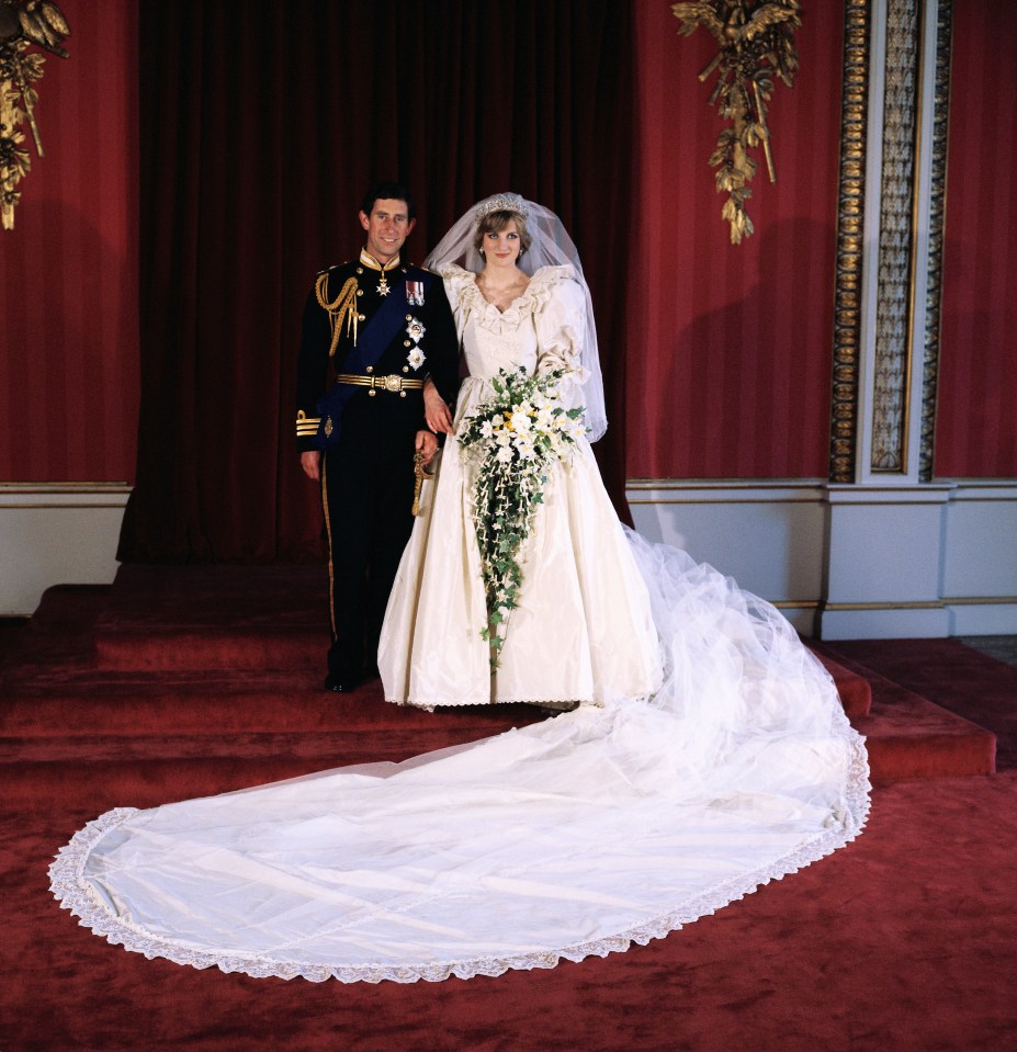 The couple tied the knot on Wednesday July 29, 1981 at St Paul’s Cathedral