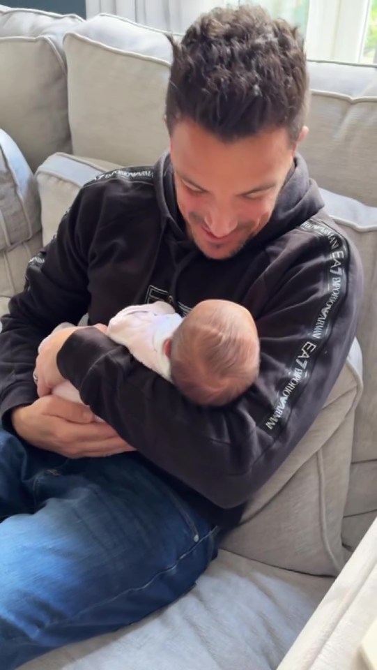 Doting dad Peter Andre reveals two names he likes for his newborn daughter