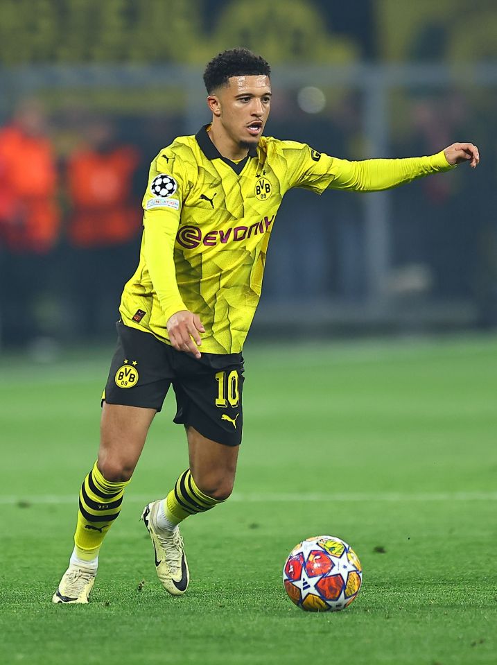 Jadon Sancho has reached the Champions League semi-finals with Borussia Dortmund