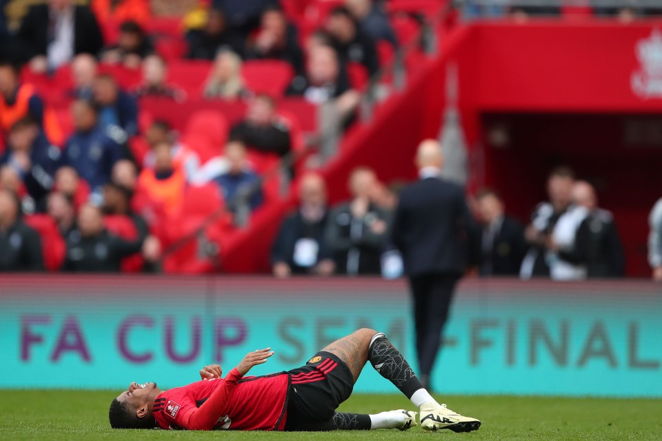 Marcus Rashford will not feature for Manchester United tonight