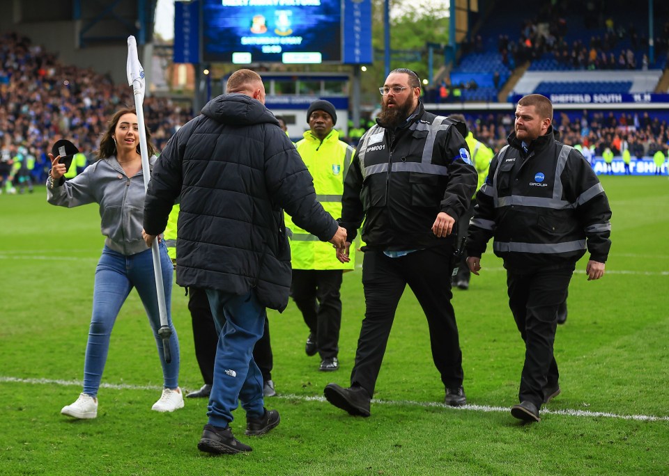 Ugly scenes marred the end of Sheffield Wednesday’s win