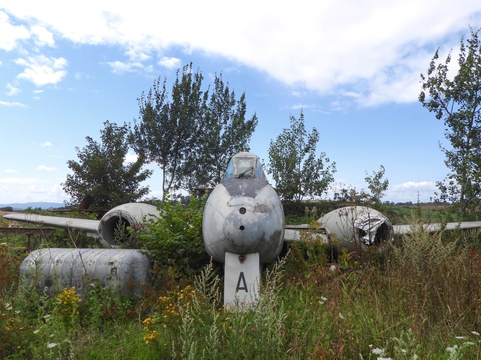 The Gloster Meteor is said to be often visited by ex-aircrew who once flew her