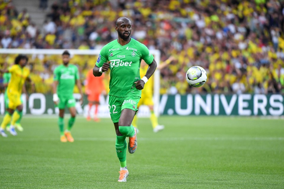 The centre-half, pictured at Saint-Etienne, now plays for Portuguese side Estoril