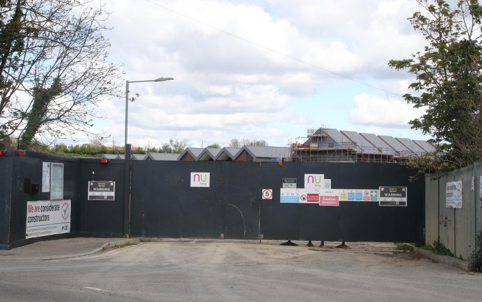 The entrance to Botany Gardens, which remains sectioned off from the town