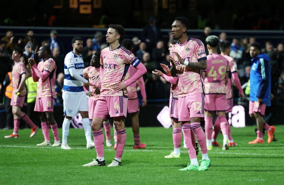 Leeds were utterly thrashed at Loftus Road as they were hit for four