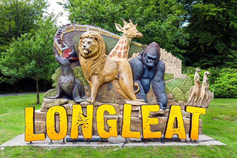 Longleat Safari and Adventure Park is located near Warminster in Wiltshire