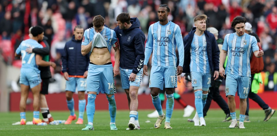 Coventry were left heartbroken following their astonishing FA Cup semi-final