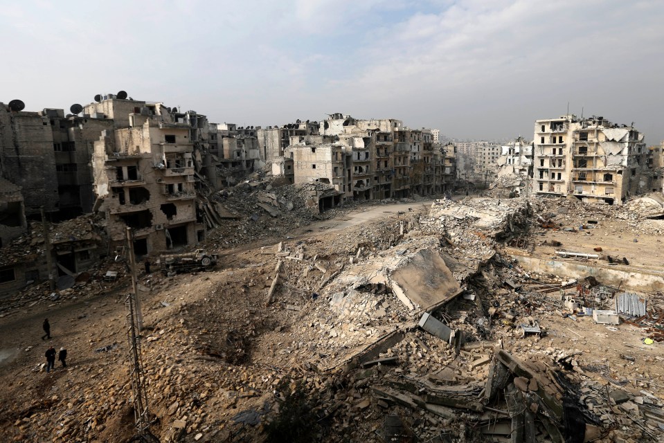 The mayor fears the city will suffer the same fate as Aleppo (pictured) under Russian bombs