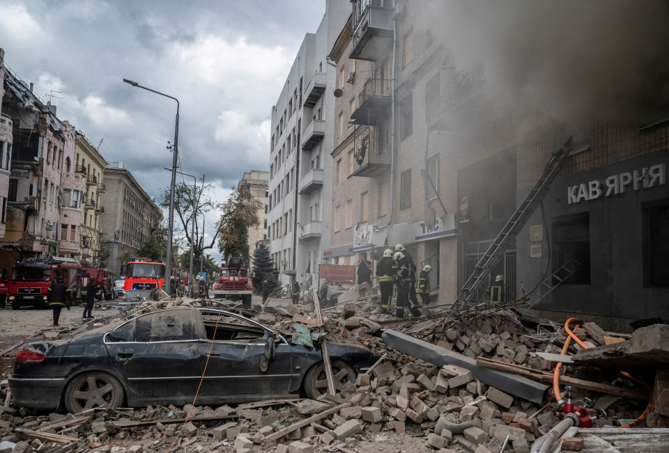 Many buildings in Kharkiv have been reduced to rubble as Russia scales up its attacks