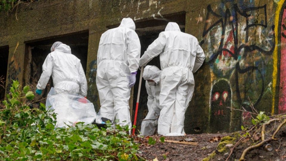 Police previously found remains in an alleyway close to railway lines in Eccles