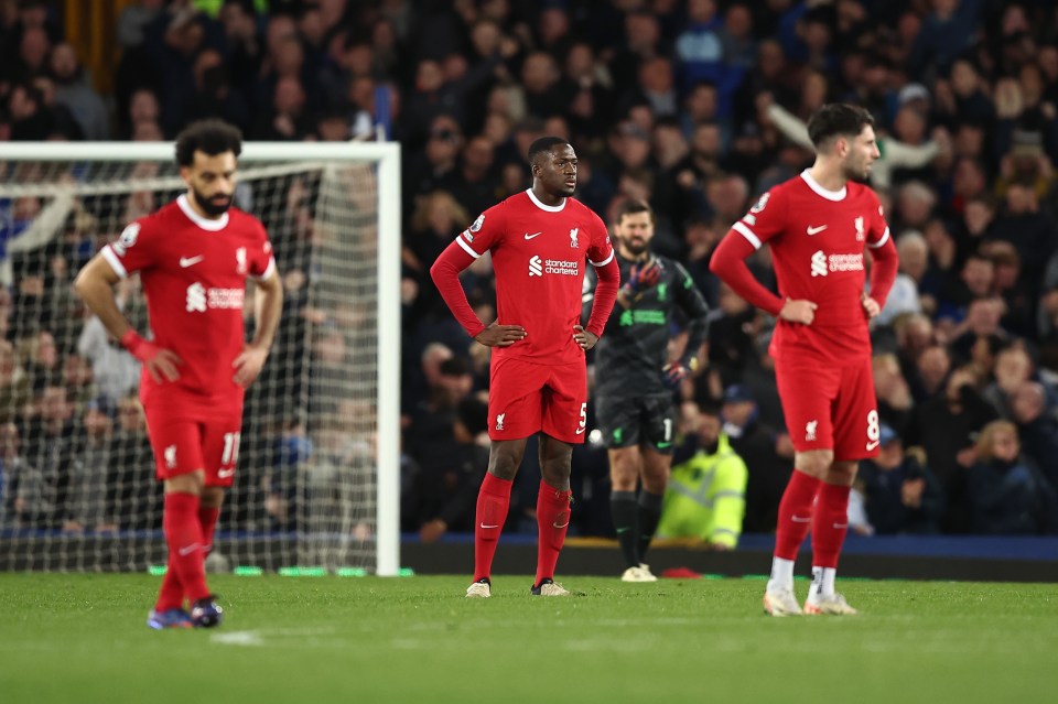 Liverpool's title challenge hit a road block at Goodison Park