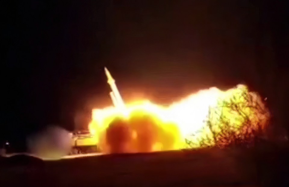 Iran's missiles launched during the Saturday night attack