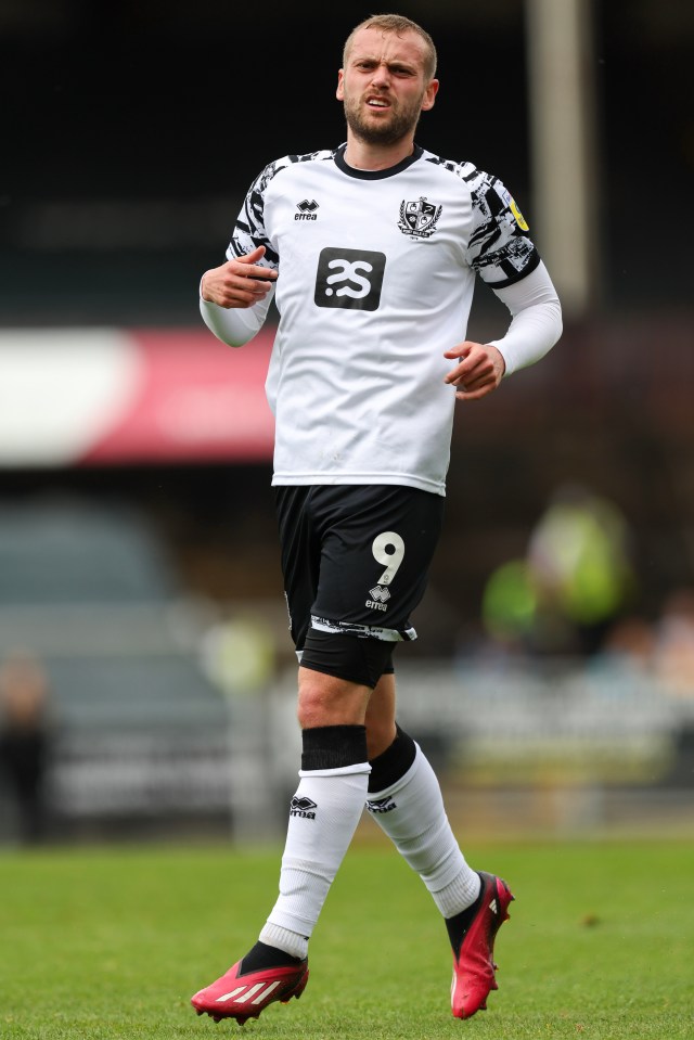 The striker has now been released by Port Vale after suffering League One relegation